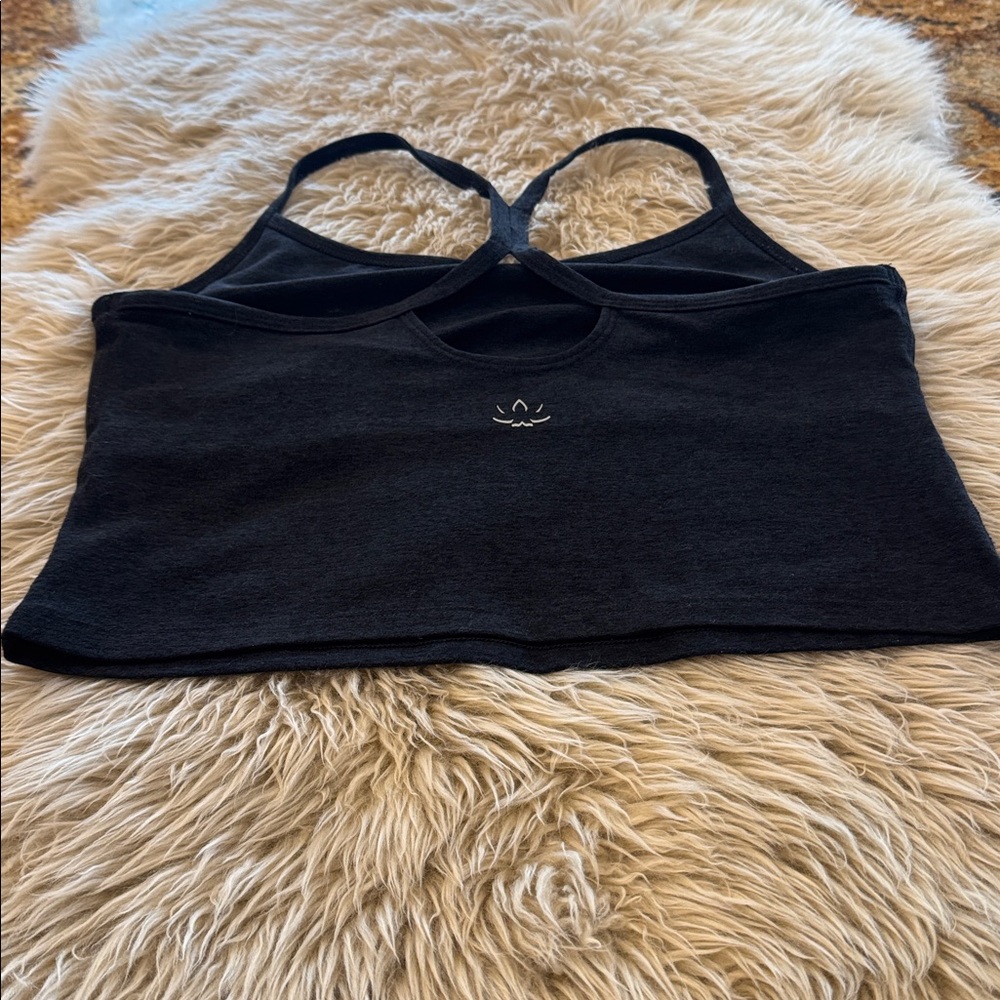 Beyond Yoga Black Racerback Tank Top - Picture 2 of 4